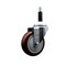 Service Caster 4'' SS Maroon Poly Wheel Swivel 7/8'' Expanding Stem Caster SCC-SSEX20S414-PPUB-MRN-78 - alternate 1